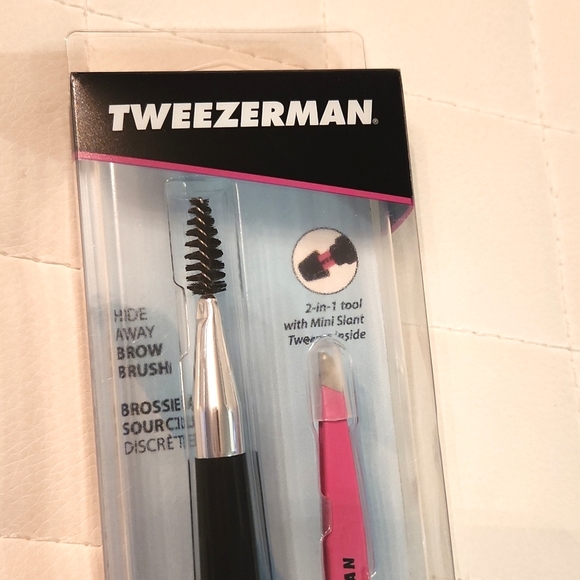 Tweezerman Hideaway Brow Brush Duo - Picture 3 of 3